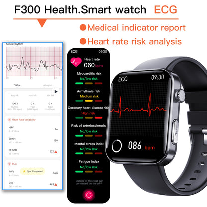 2025 Smart Watch Health Tracker 2.1in Fitness Tracker
