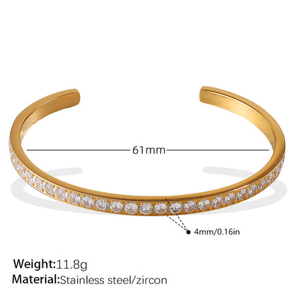 Buckle Bracelet Alloy Open-end Bracelet