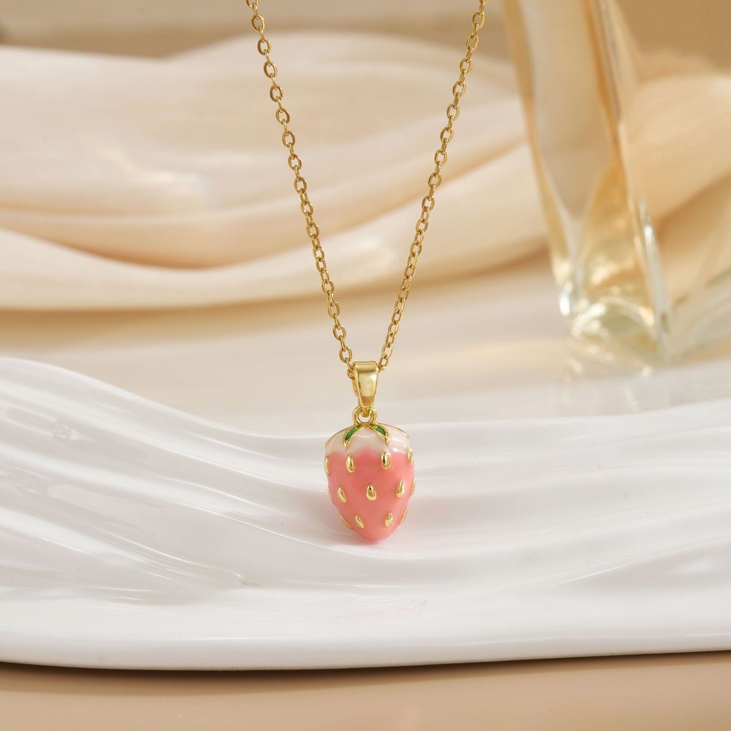 Women's Fashion Trendy Strawberry Cute Necklace