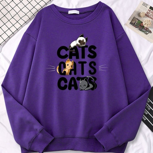 Drop-shoulder Sleeve Casual Sports Hoodie Sweater