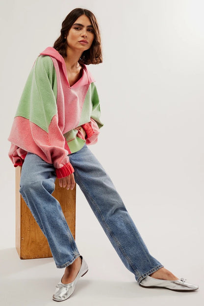 Loose And Lazy Style Cross-border Leisure Pullover Sweatshirt