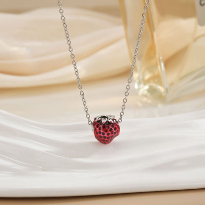 Women's Fashion Trendy Strawberry Cute Necklace