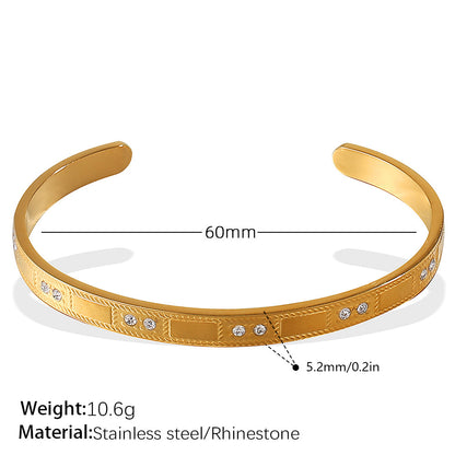 Buckle Bracelet Alloy Open-end Bracelet