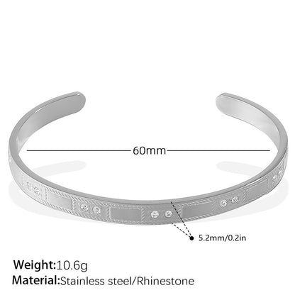 Buckle Bracelet Alloy Open-end Bracelet